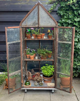 Vintage Greenhouse Small 70cm wide x 75cm deep x 175cm high