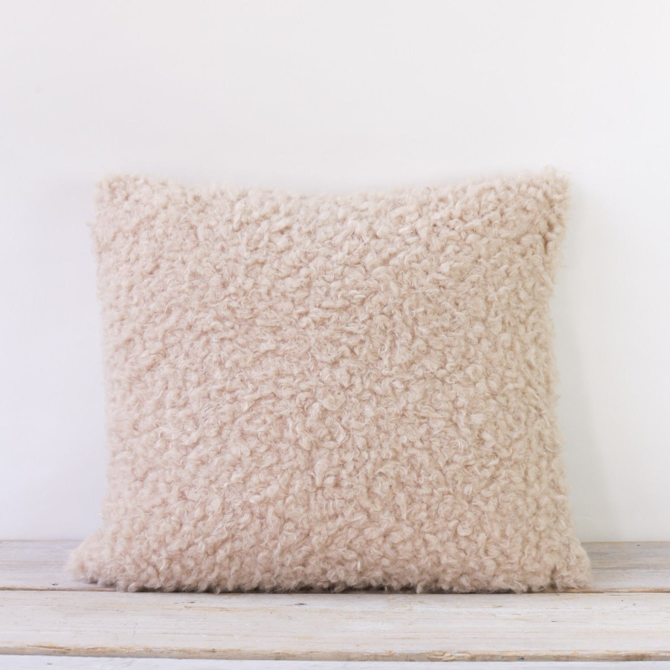 Off-White Sheepskin Long Cushion – Just So Interiors