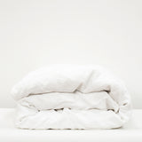 Lisbon White 100% Linen Bed Linen