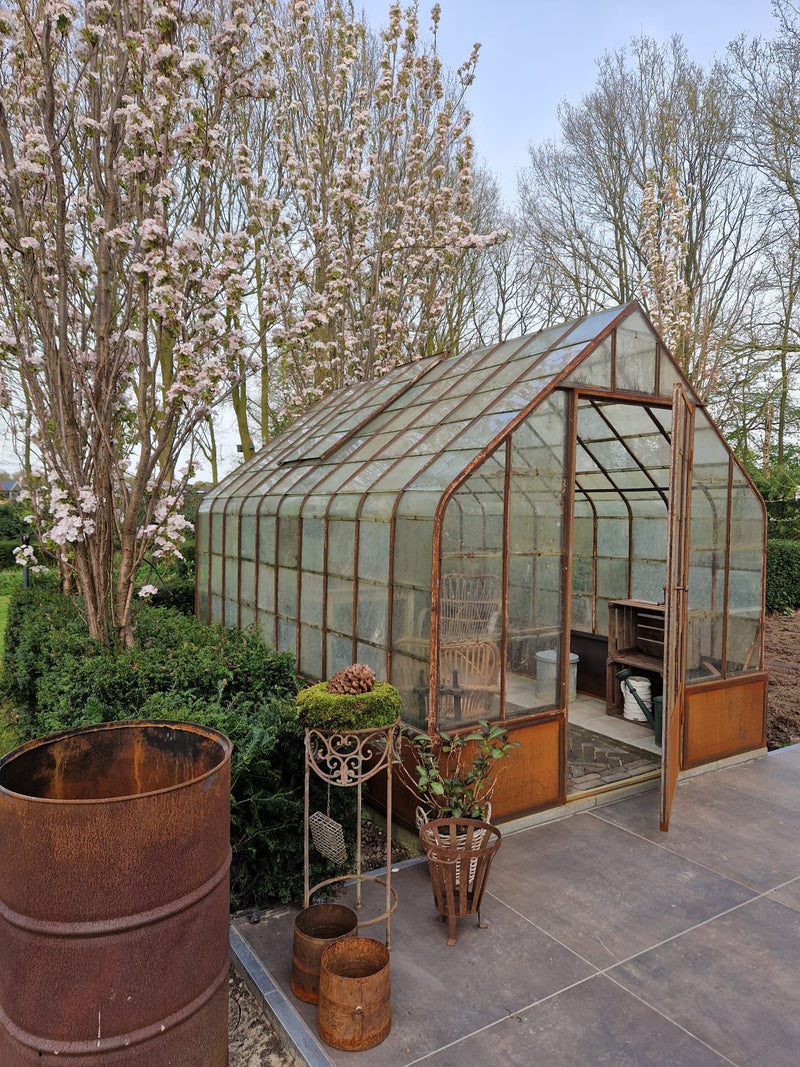 Steel Base Vintage Greenhouse