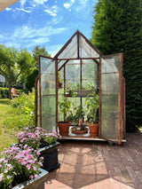 Vintage Greenhouse Large 140cm wide x 75cm deep x 175cm high