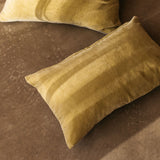 Misi Washed Olive Velvet Cushion
