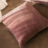 Unari Washed Mauve Velvet Cushion