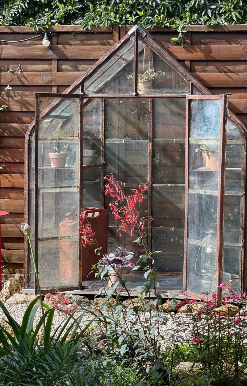 Vintage Greenhouse Large 140cm wide x 75cm deep x 175cm high