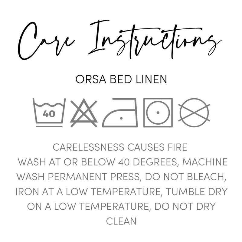 Orsa Bed Linen Blush