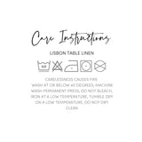 Garment Washed 100% Linen Tablecloth