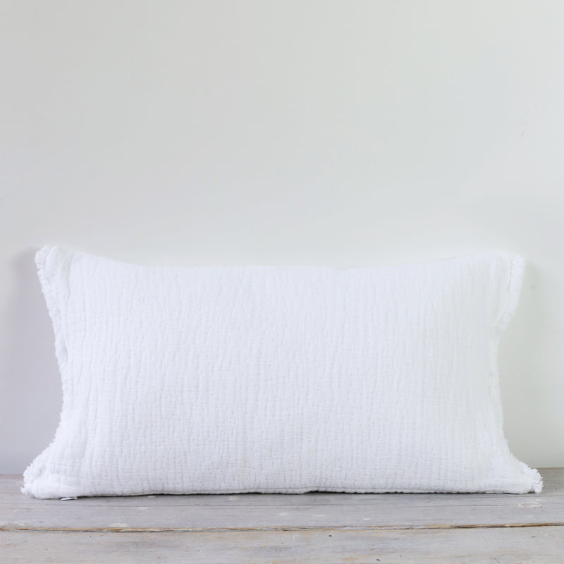 Simo Textured Cushion White