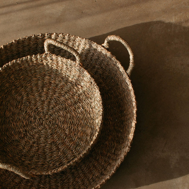 Kuten Round Seagrass Basket Large