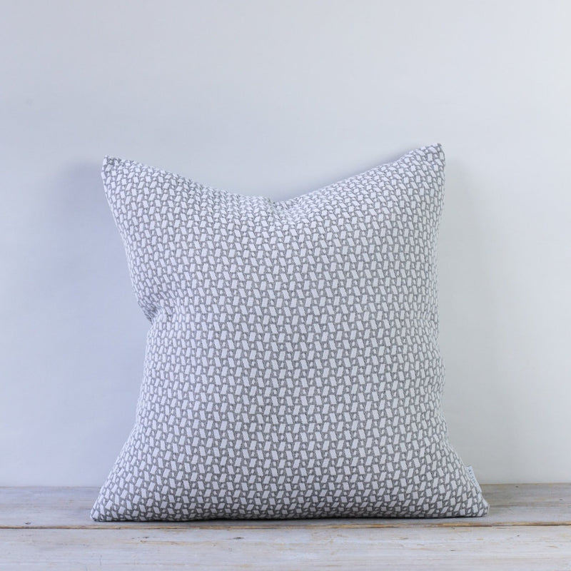Fyn Geometric Grey Cushion 50x50cm