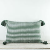 Neimi Sea Green Printed Cushion