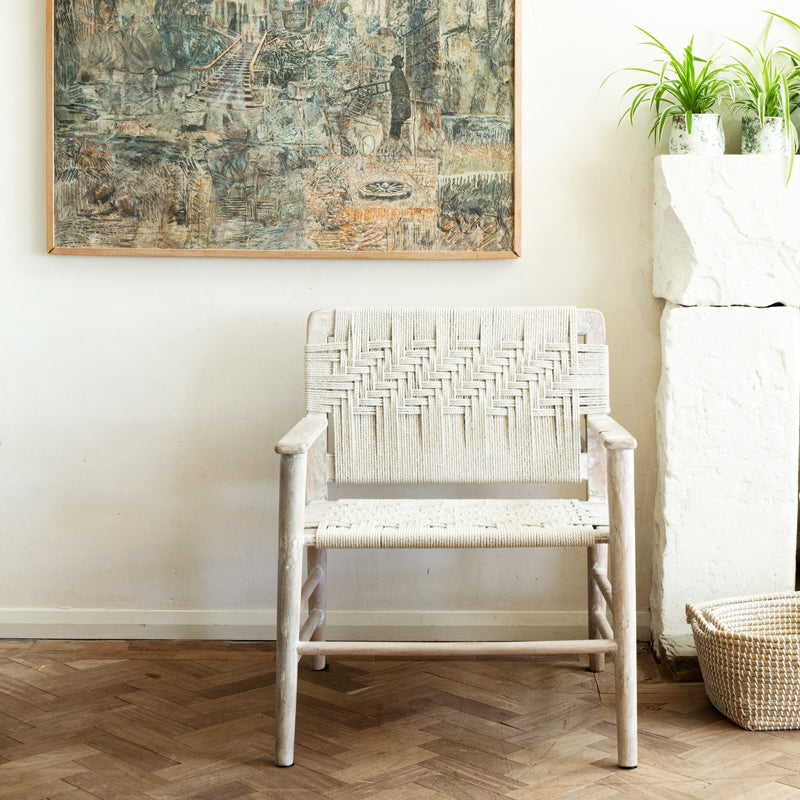 Kibo Handmade Wooden Lounge Chair