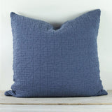 Lilla Mattelasse Aegean Blue Pillow