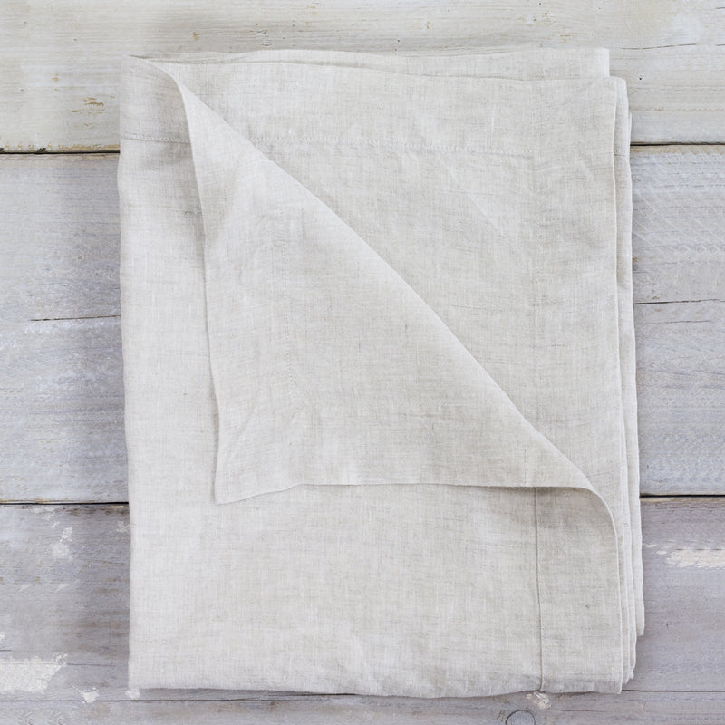 Garment Washed 100% Linen Tablecloth