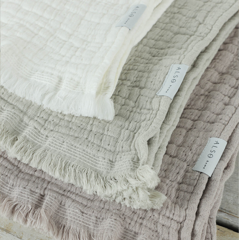 Simo Textured Hand/Tea Towel Heather