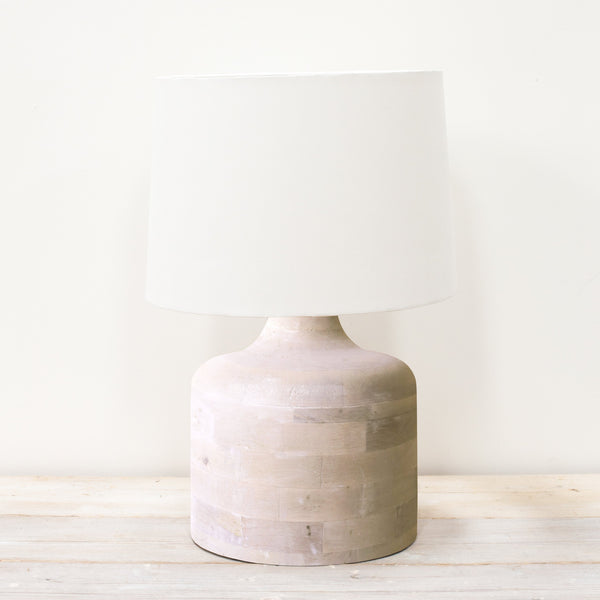 Vara Large Lamp with White Shade