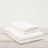 Malmo Ruffle 100% Cotton White Bed Linen