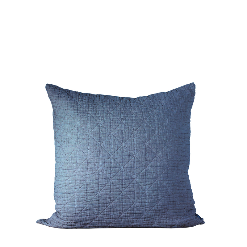 Lilla Mattelasse Aegean Blue Cushion