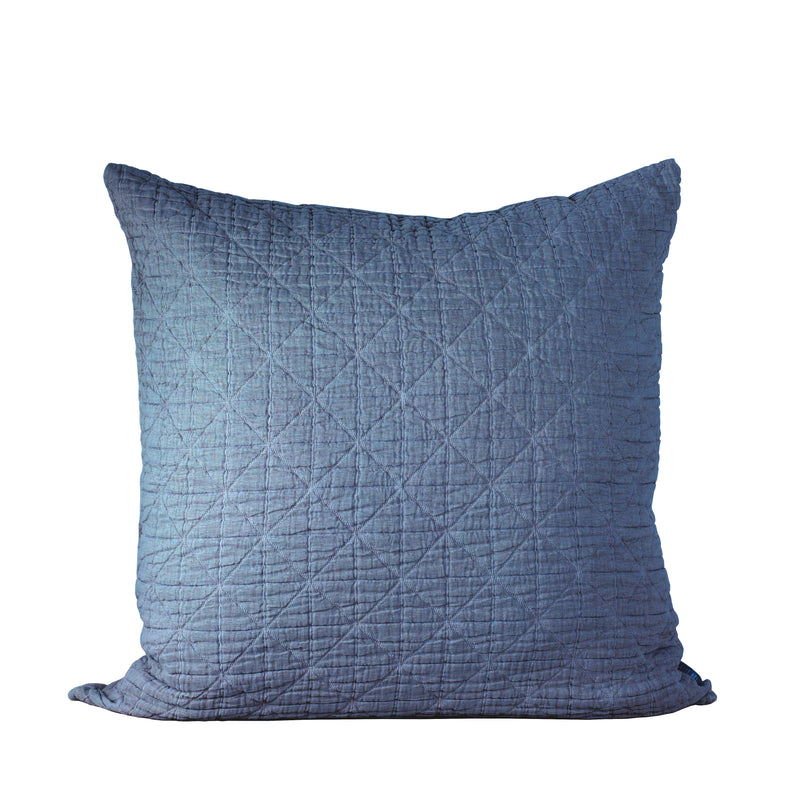 Lilla Mattelasse Aegean Blue Pillow