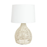 Ori Large Natural Rope Lamp with White Shade