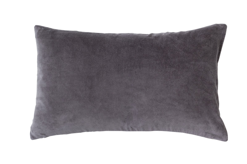 Misi Pewter Grey Velvet Cushion