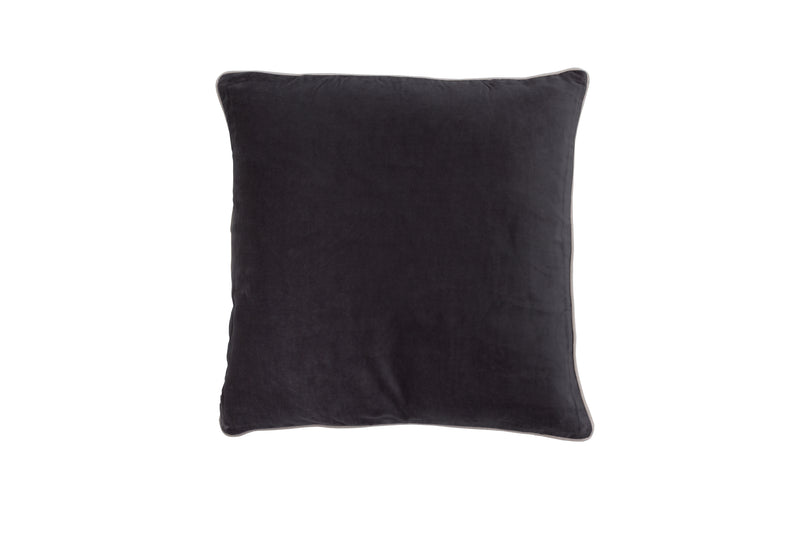 Unari Slate Velvet Cushion